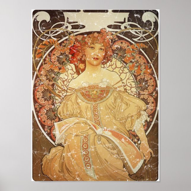 Mucha 2 - 1890 - Poster angustiado (Frente)