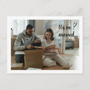 Mudamos a Foto de Anúncio em Movimento 1a. Cartão 