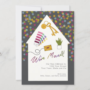 Mudamos Colorida De Cartão De Endereço