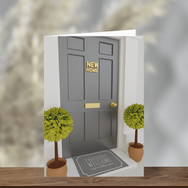 Mudamos de Cartão de Saudação de Endereço (Everyone is welcome at your new home. Just add your new address details!)