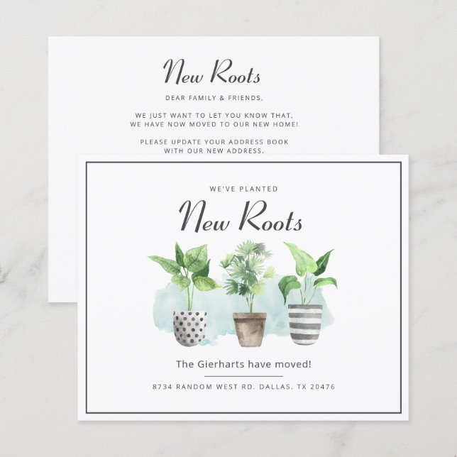 Mudamos o anúncio de mudança de endereço (Frente/Verso)