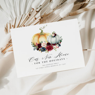 Mudamos o cartão postal de feriado de Ação de Graç