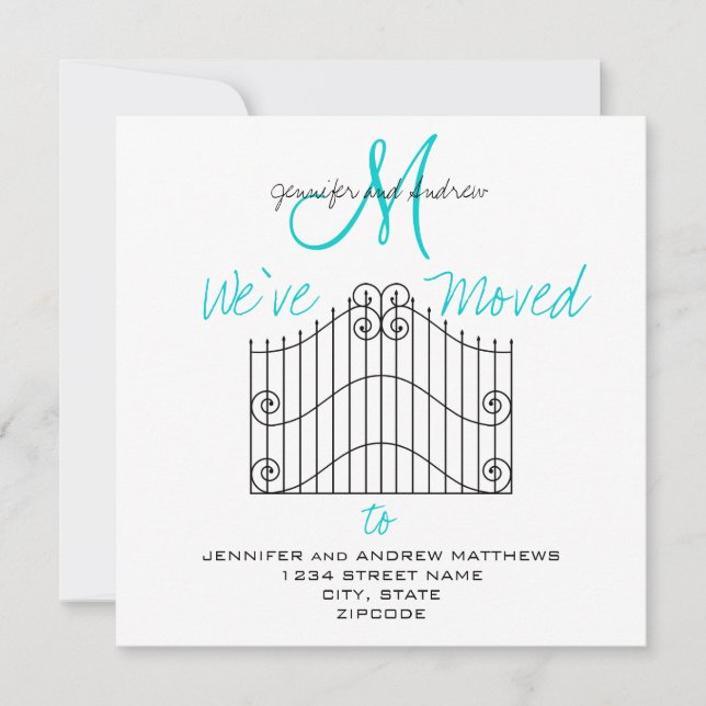 Mudamos para o Anúncio de Novo Endereço (Frente)