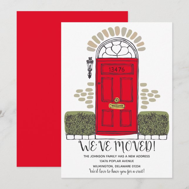 Mudamos - Porta Caprichosa - Anúncio de Novo Ender (Frente/Verso)