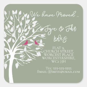 Mudança da árvore genealógica das etiquetas de