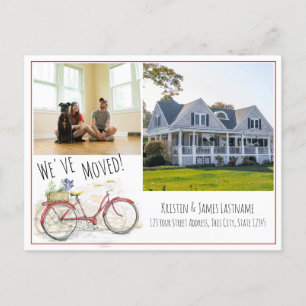 Mudança de Bicicleta de Endereço com Anúncio de Fo