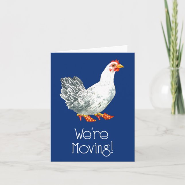 Mudança de cartão movente de endereço (Frente)