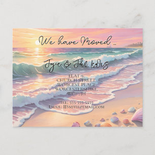 Mudança de endereço Home Sweet Home do Cartão Post