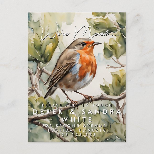 Mudança de endereço mudamos  anúncio (Frente)