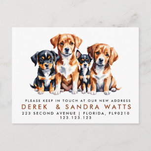 mudança de endereço que movemos cães de anúncio