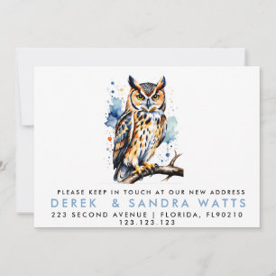 mudança de endereço que movemos o anúncio coruja