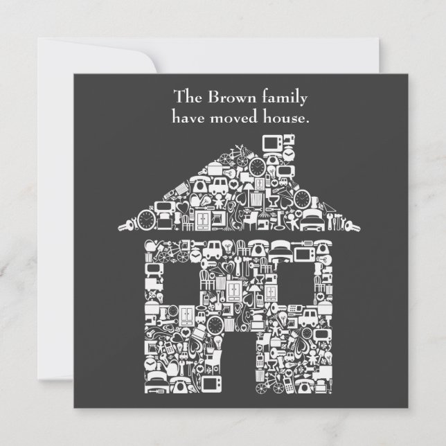 Mudança de Endereço Residencial Anúncio de Nova Ca (Frente)