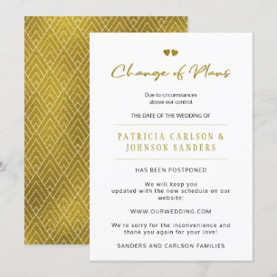 Mudança de planos adiou o anúncio do casamento