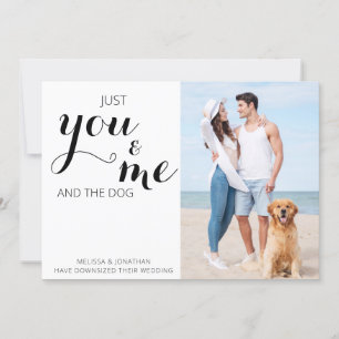 Mudança de Planos Anúncio de Casamento Canino
