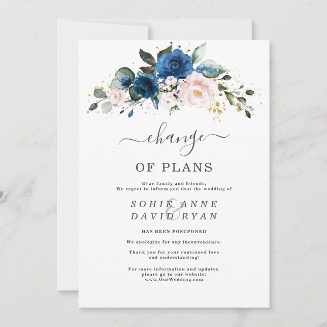 Mudança De Planos De Anúncio De Cancelamento De Ca (Frente)