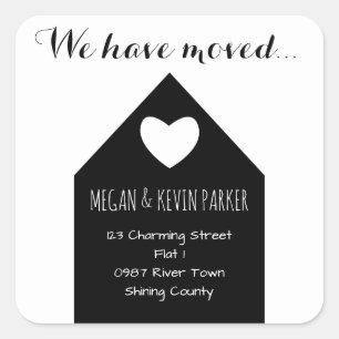 Mudança do adesivo de endereço   moderna casa da m