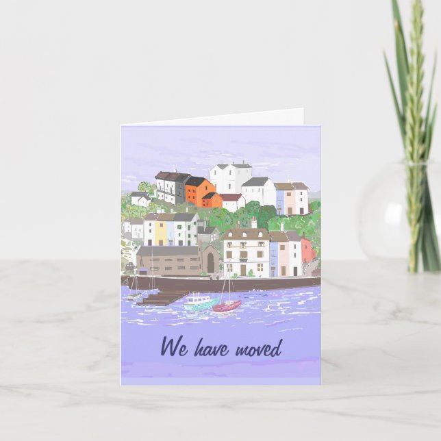 Mudança do cartão de endereço (Frente)