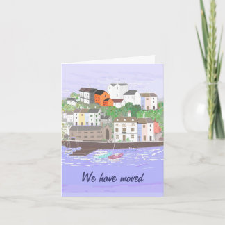 Mudança do cartão de endereço