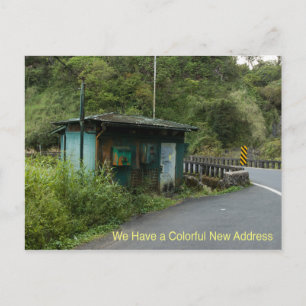 Mudança do cartão de endereço: Endereço novo