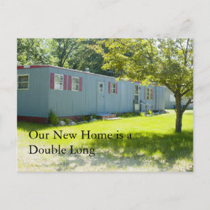 Mudança do cartão de endereço: Longo dobro