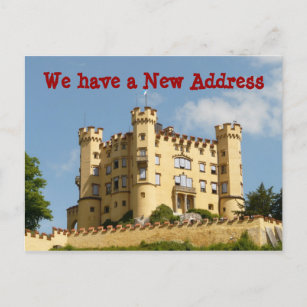 Mudança do castelo de endereço nós movemos cartão