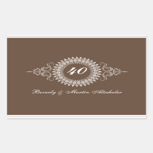 Mudança do medalhão a etiqueta do aniversário d