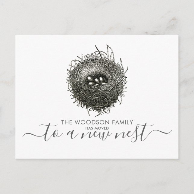 Mudança Moderna De Endereço De Anúncio De Moviment (Frente)