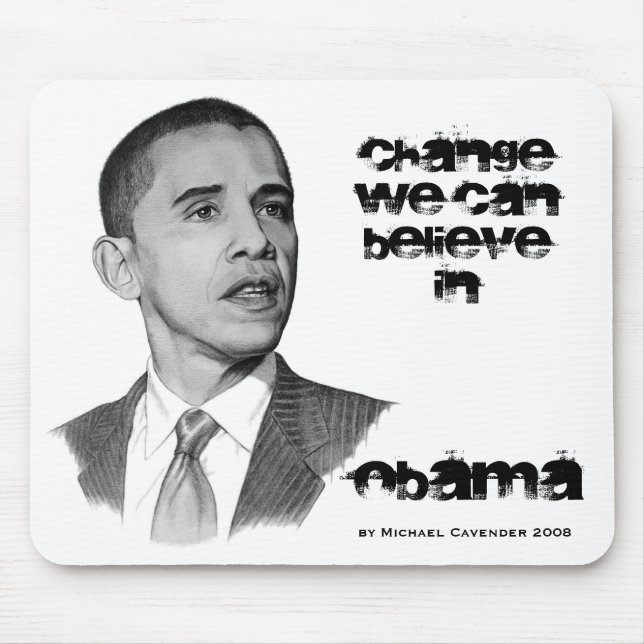 Mudança Mousepad de OBAMA (Frente)