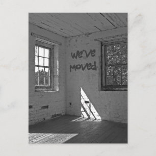 Mudança movente do cartão de endereço