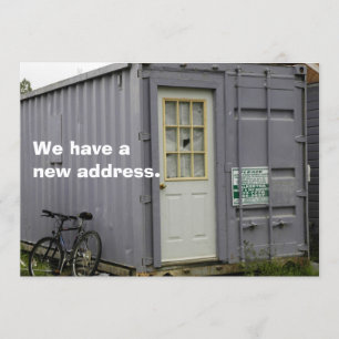 Mudança privada do cartão de endereço: Casa