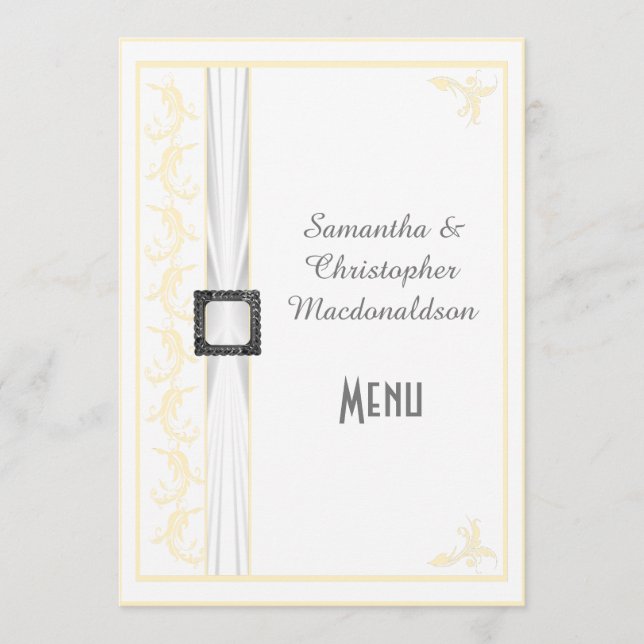 Mudar para qualquer menu de casamento do local bra (Frente)