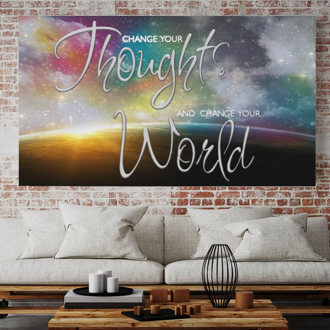Mude o seu Poster mundial (Change Your Thoughts and Change Your World)