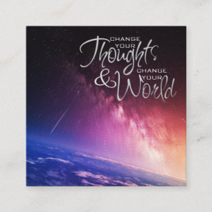Mude seus pensamentos Cartões de Treinamento