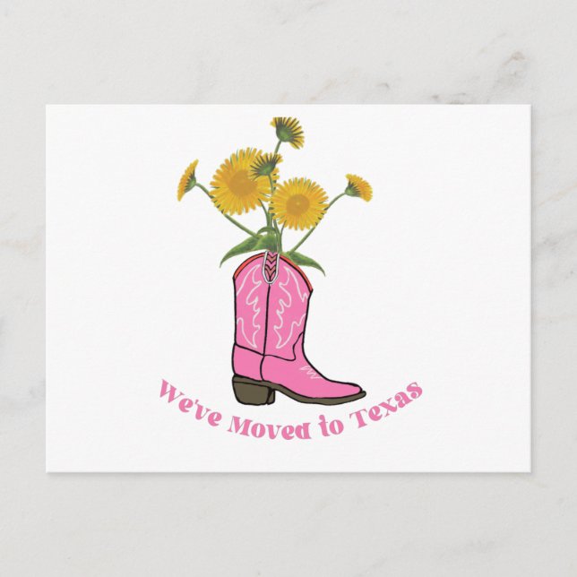 Mudou para o anúncio do Texas (Frente)