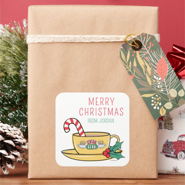 Mug de Feriado Central Perk | Etiqueta de presente (Feriado)