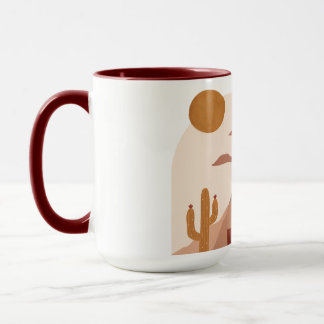 Mug - Xícara grande - Terracotta por Ludilabel