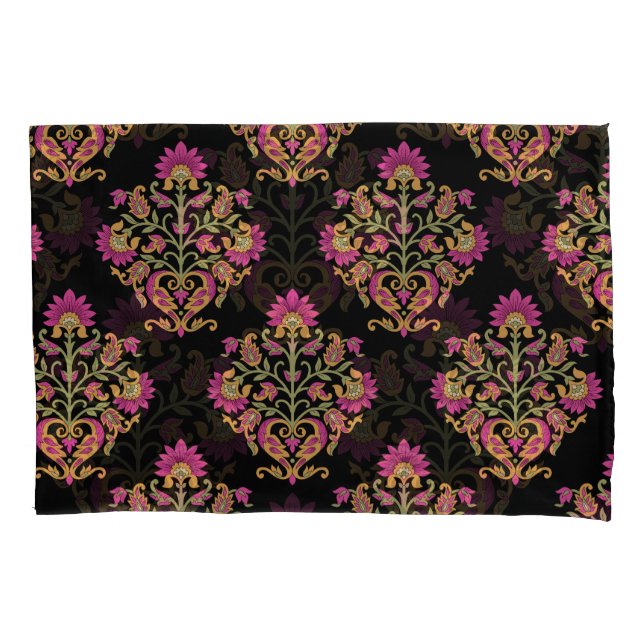 Mughal floral paisley, design sem costura. (Frente)