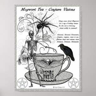 MUGWORT TEA para Conjure Visions Poster