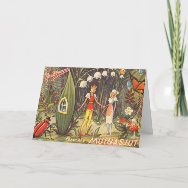 Muinasjutt ou cartão do conto de fadas (Frente)