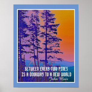 Muir cita pinheiro da poster