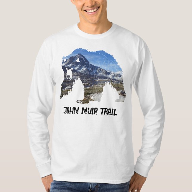 Muir Pass - John Muir Rastreia T-shirt personalizá (Frente)