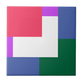 Muitas cores, Azulejo cerâmico pequeno (4,25" x 4,