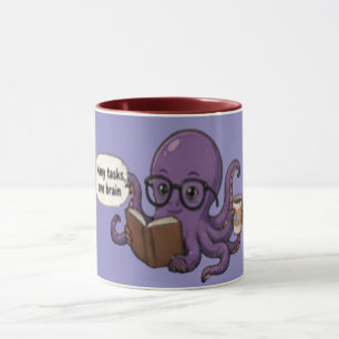 Muitas Tarefas, Um Cérebro – Caneca de Café Divert