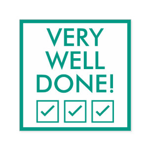 "MUITO BEM FEITO!" Formando Carimbo de Borracha