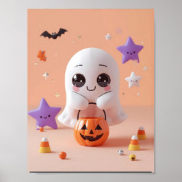 Muito bonito para Spook - Poster Fantasma Adorável