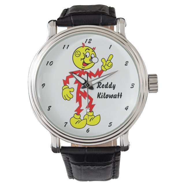 Muito Divertido Relógio De Pulso Reddy Kilowatt (Frente)