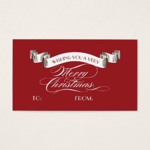 Muito etiqueta do Feliz Natal - Tag do presente de