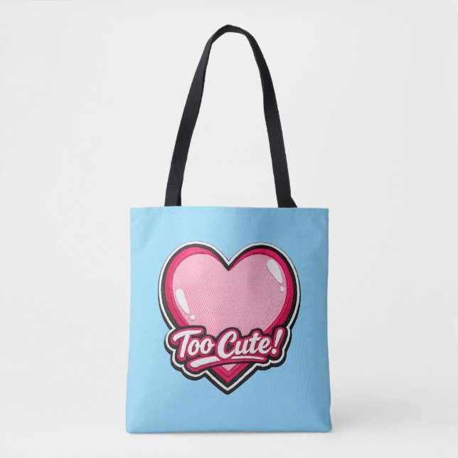 💖 Muito Fofo! Bolsa Tote 👜✨ (Frente)
