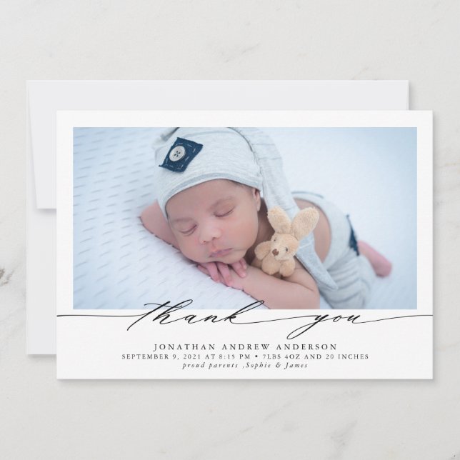 Muito Obrigado, Bebê Foto Foto Collage Anúncio (Frente)