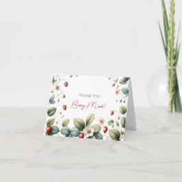 Muito Obrigado Berry, Morango Obrigado Cartões